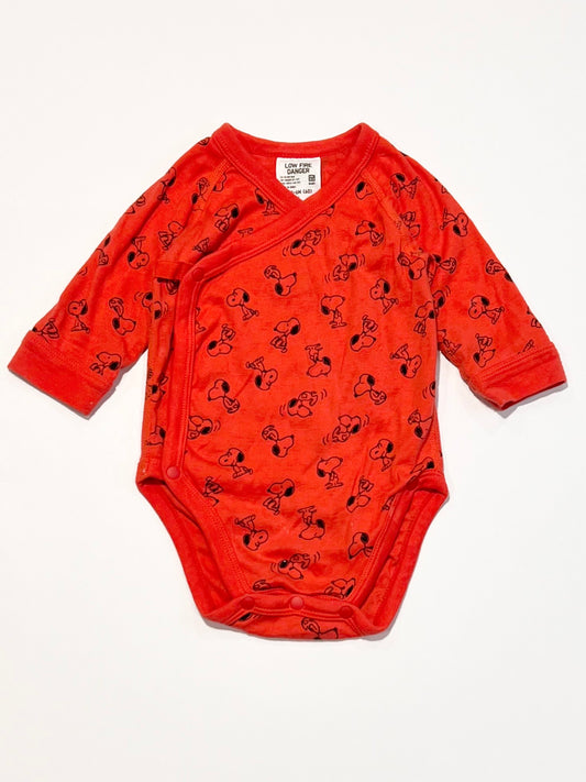 Snoopy cross-over bodysuit - Size 00