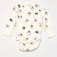 Bees cross-over bodysuit - Size 4-6 months