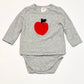 Grey apple bodysuit - Size 00