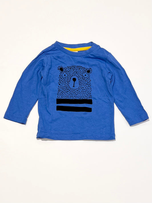 Blue bear top - Size 00