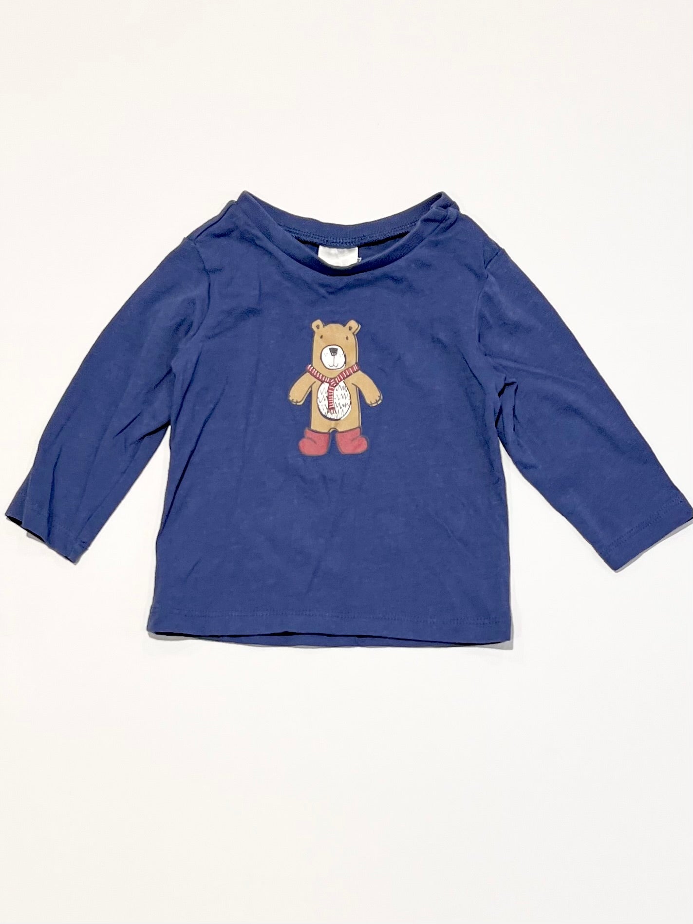 Blue bear top - Size 00