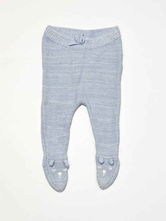 Footed knit pants - Size 00