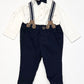 Navy suspender set - Size 00