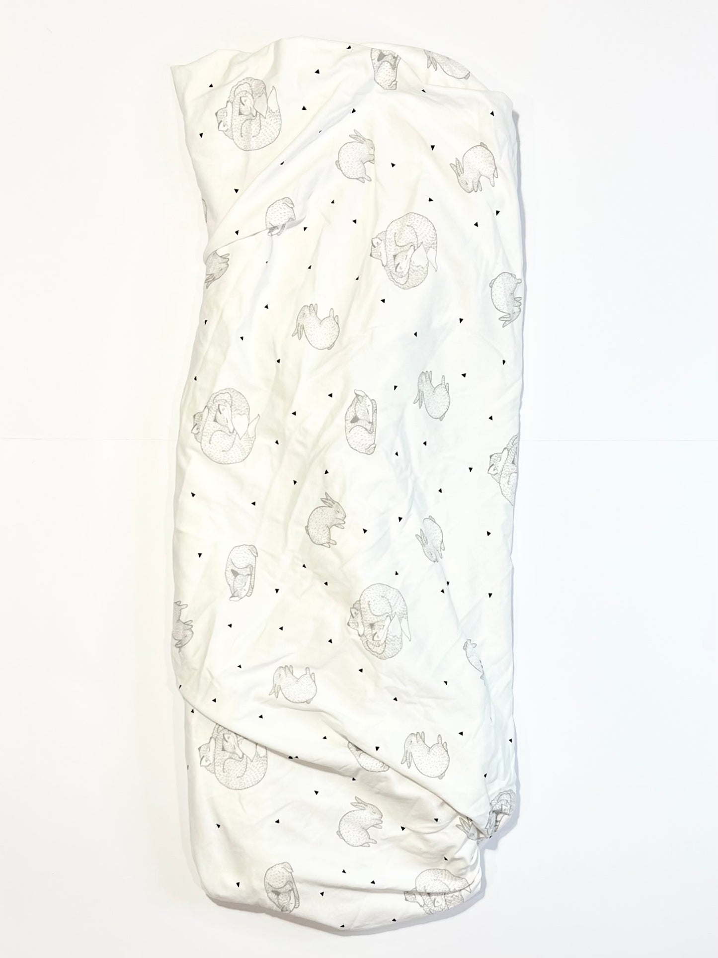 Cot fitted sheet jersey