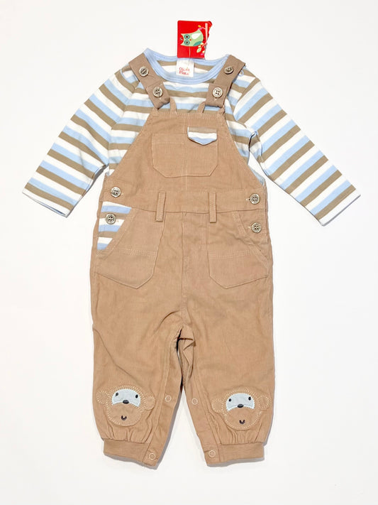 Corduroy overalls set brand new - Size 00