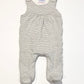 Striped padded overalls - Size 00