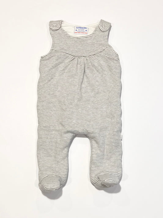 Striped padded overalls - Size 00