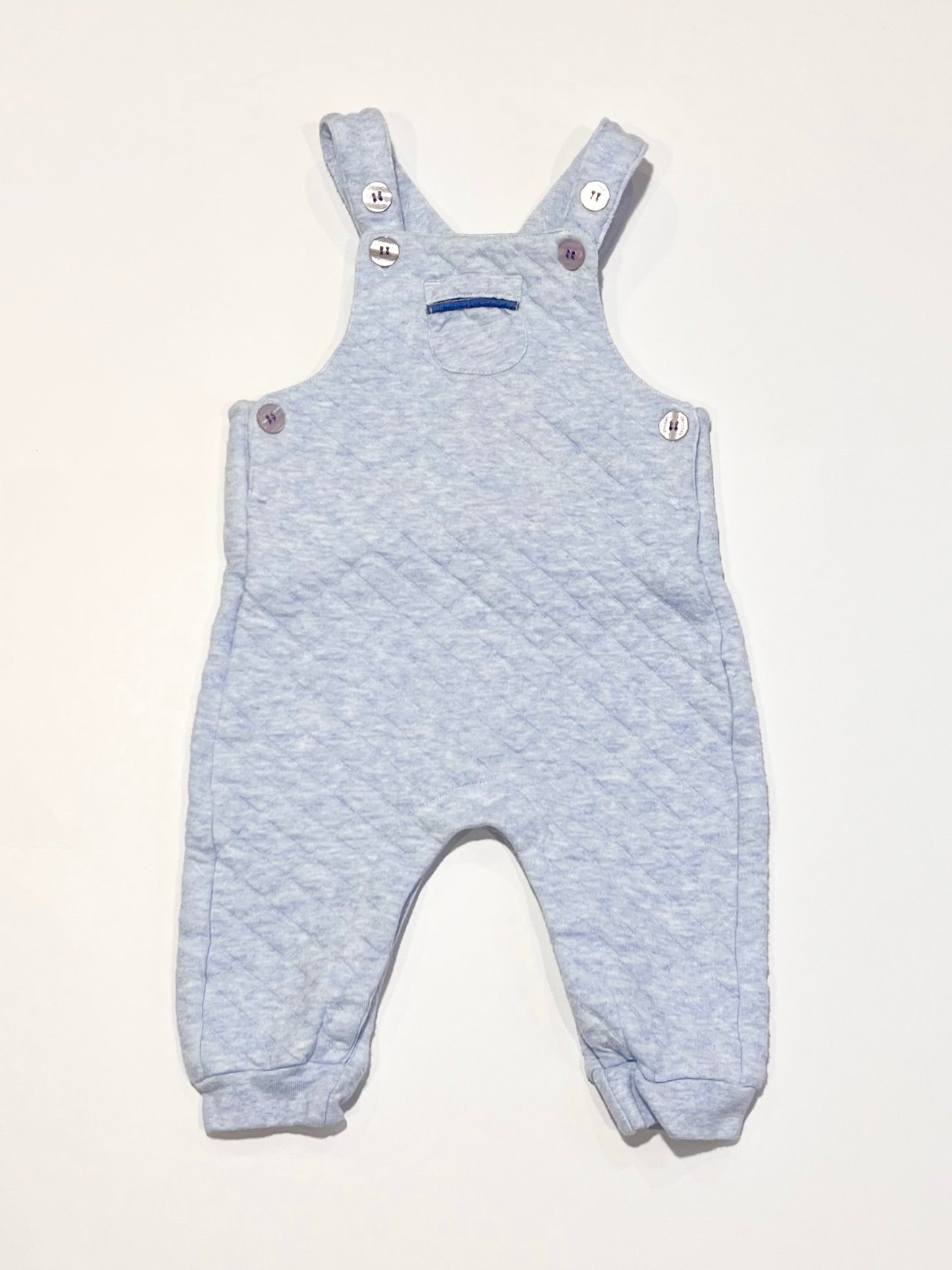 Blue quilted overalls - Size 00