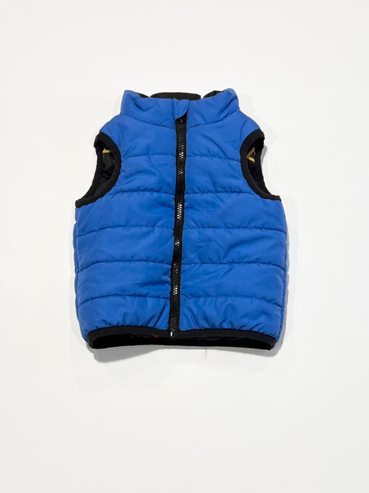 Blue puffer vest - Size 00