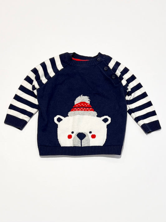 Polar bear knit jumper - Size 00