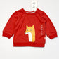 Red fox sweater brand new - Size 00
