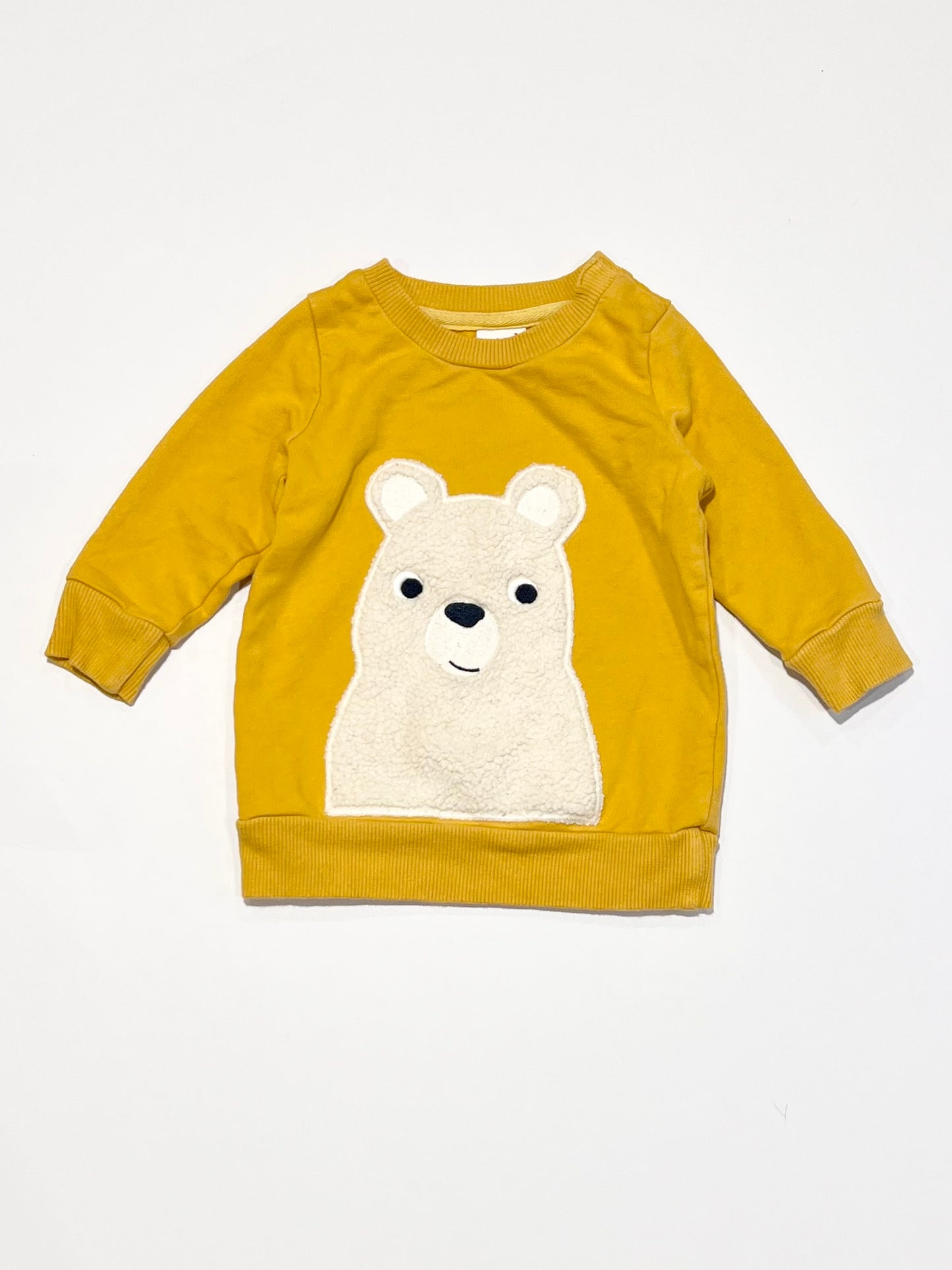 Yellow bear sweater - Size 00