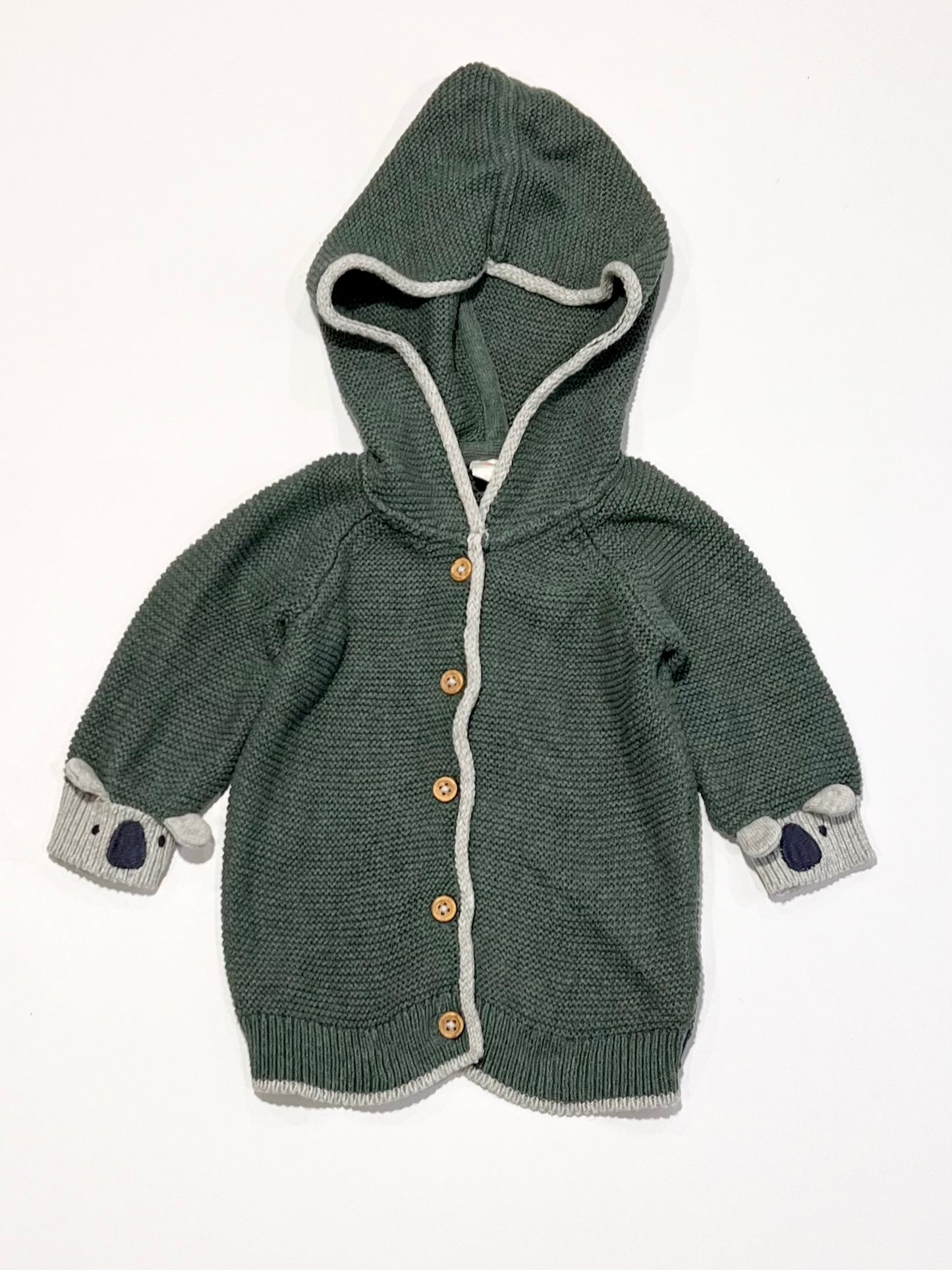 Koala hooded cardigan - Size 00