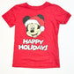 Christmas Mickey tee - Size 5