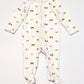 Vehicles zip onesie - Size 00