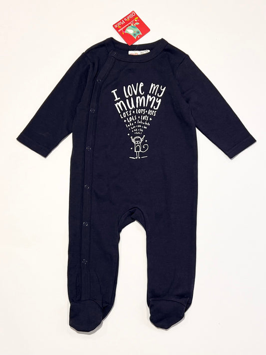 Navy monkey onesie brand new - Size 00