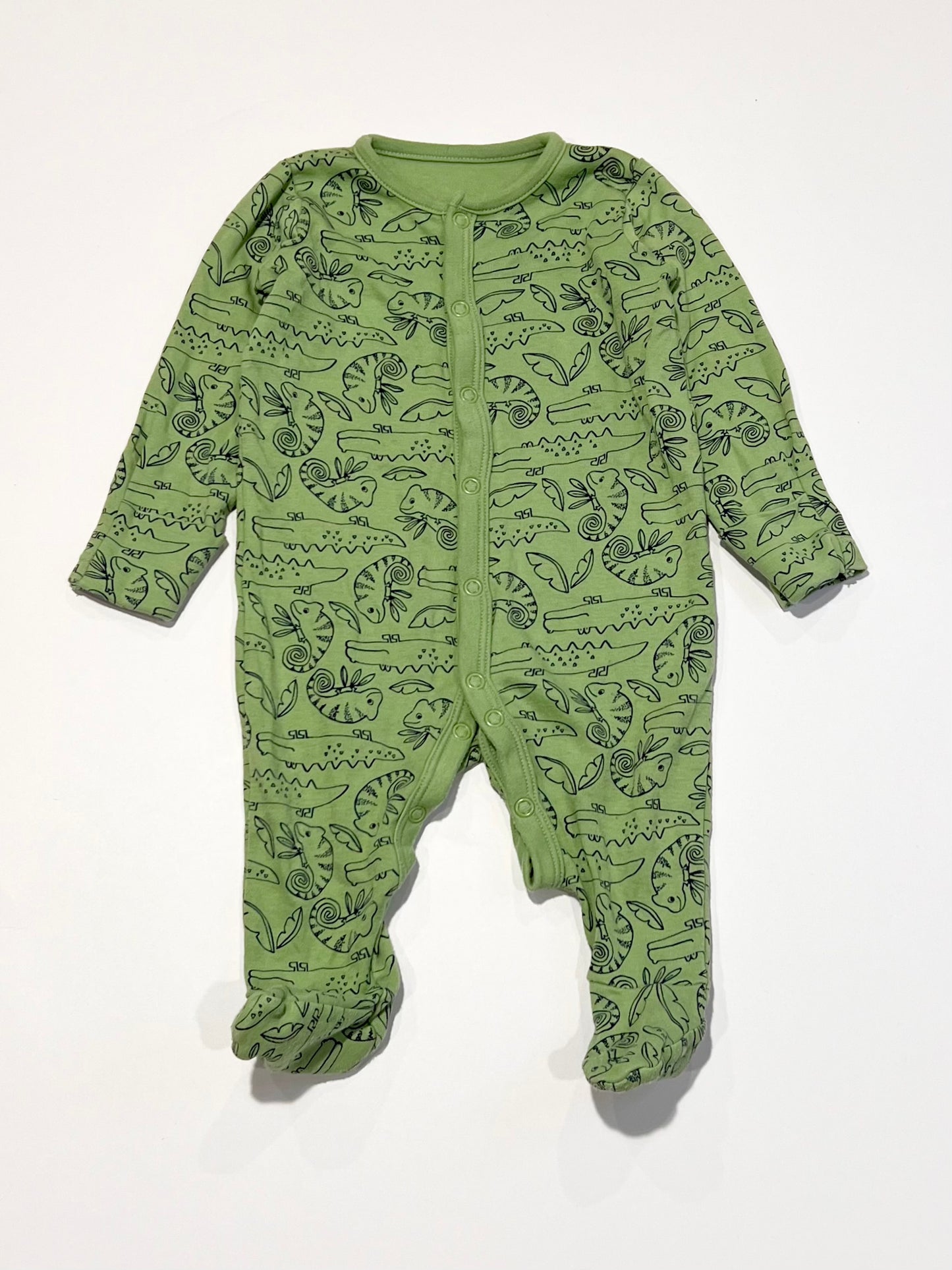 Green animals onesie - Size 00