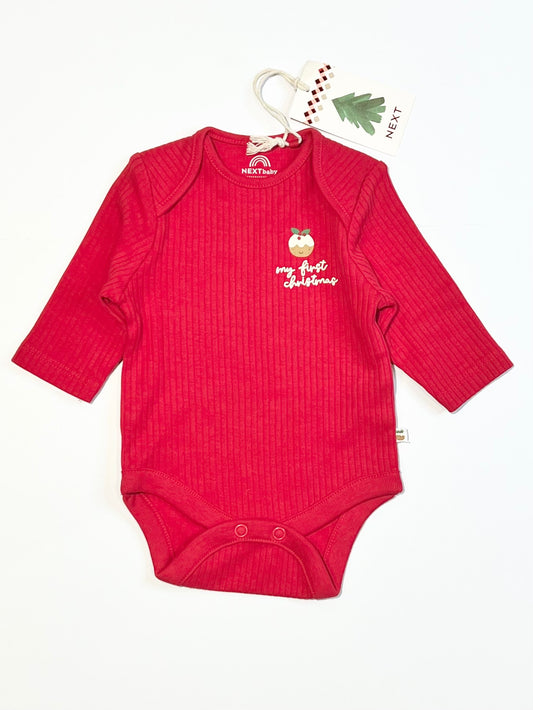 My first Christmas bodysuit brand new - Size 0000
