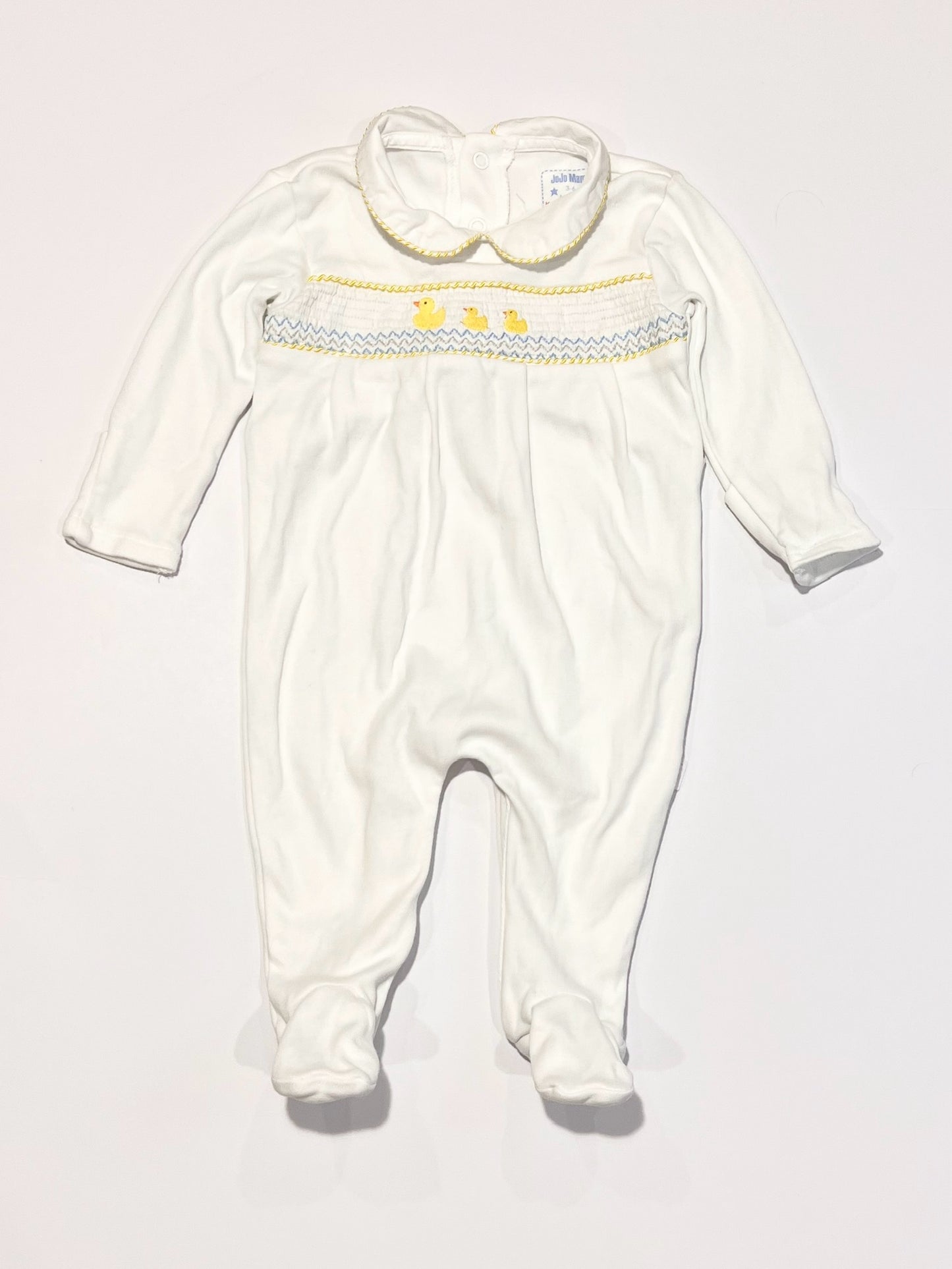 Yellow ducks onesie - Size 00
