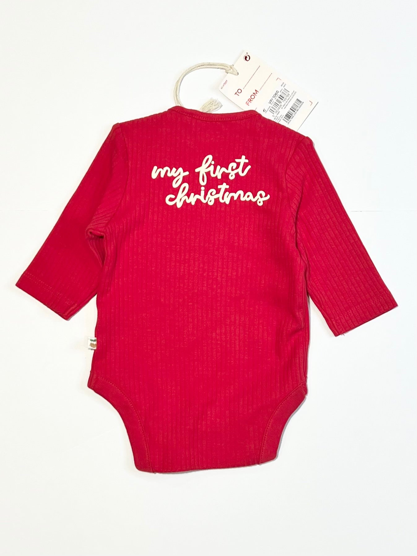 My first Christmas bodysuit brand new - Size 0000