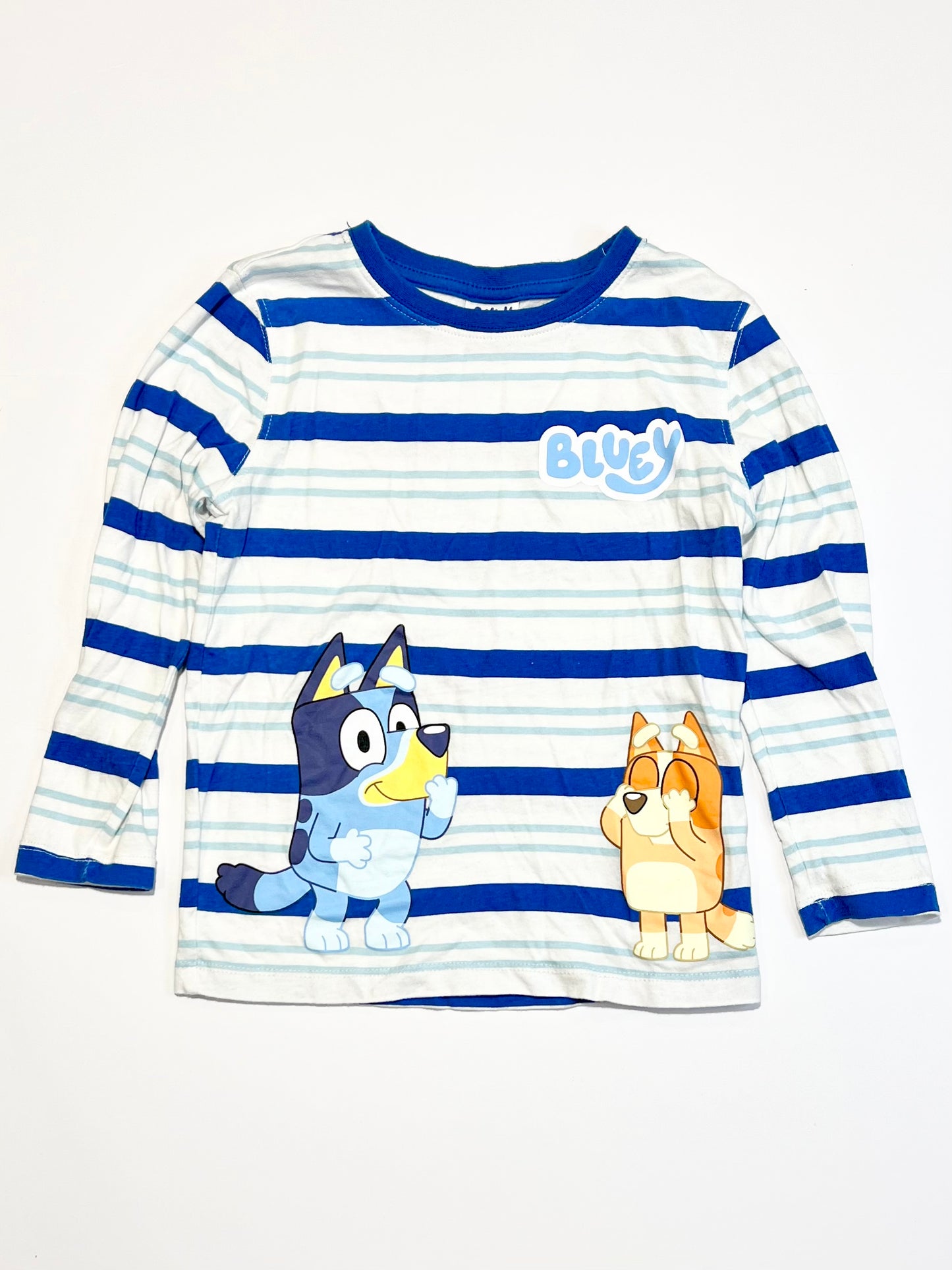 Striped Bluey top - Size 4