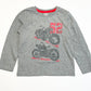 Grey motorbikes top - Size 4