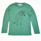 Green zebra top - Size 4-5