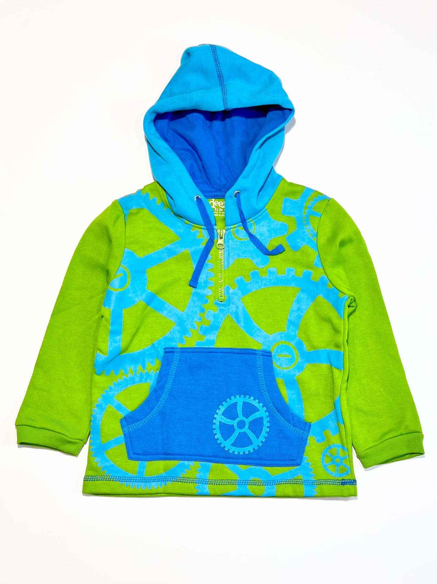 Green cogs hoodie - Size 4