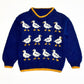 Navy ducks knit jumper - Size 4
