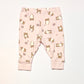 Pink hamster leggings - Size 00