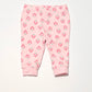Pink strawberries leggings - Size 00