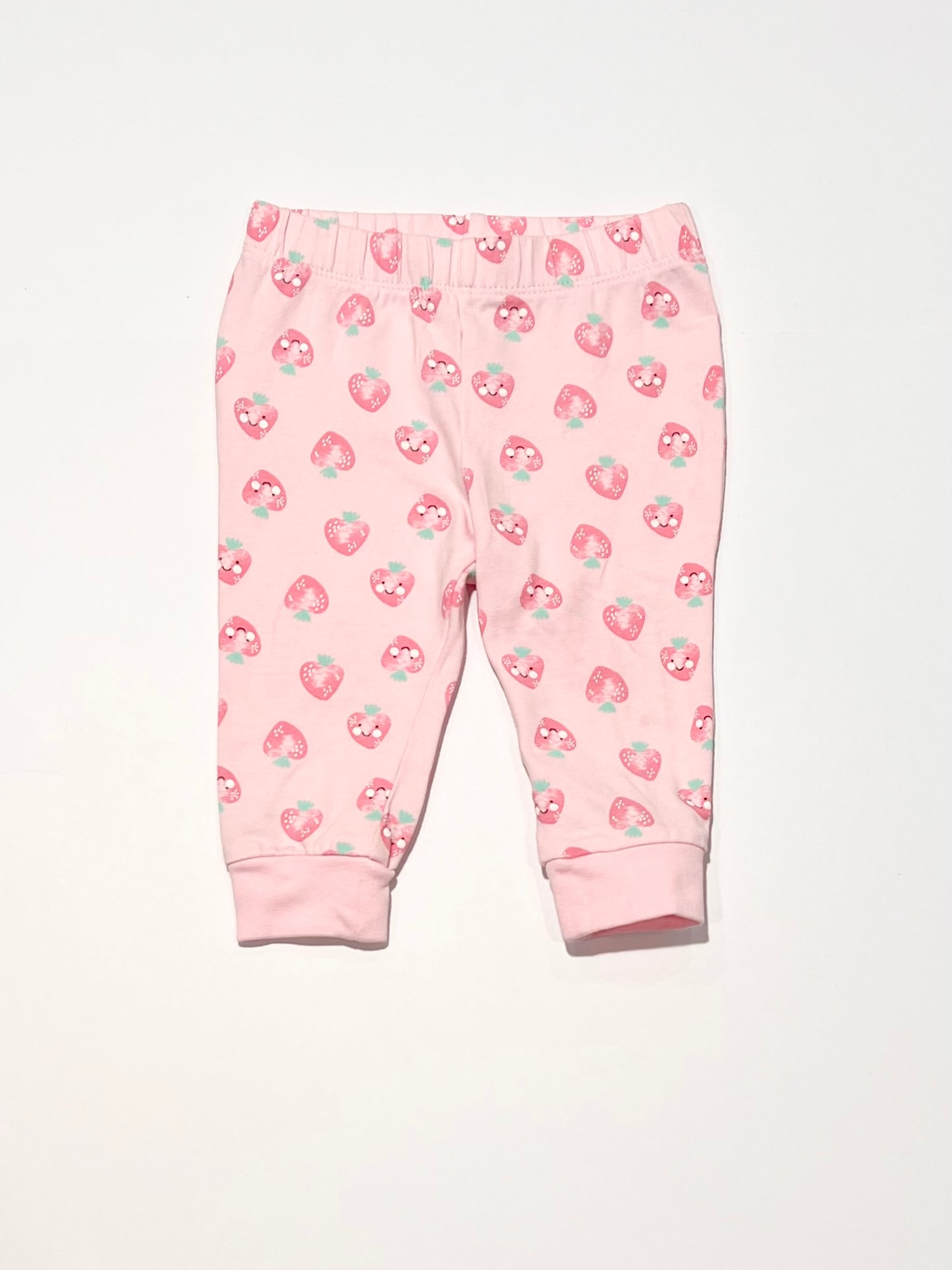 Pink strawberries leggings - Size 00