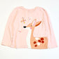 Deer applique top - Size 4-5