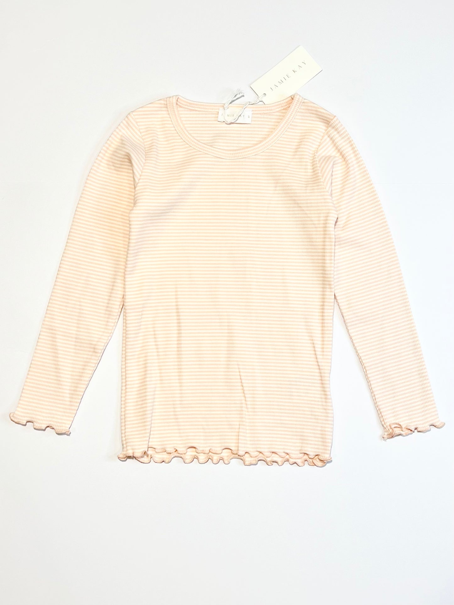 Striped ribbed top brand new - Size 4