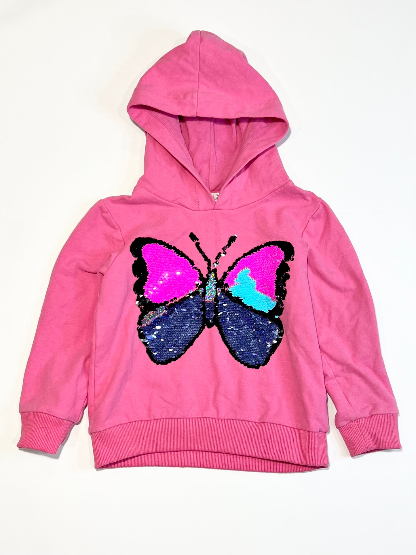 Sequined butterfly hoodie - Size 4