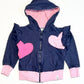 Hearts zip hoodie - Size 4