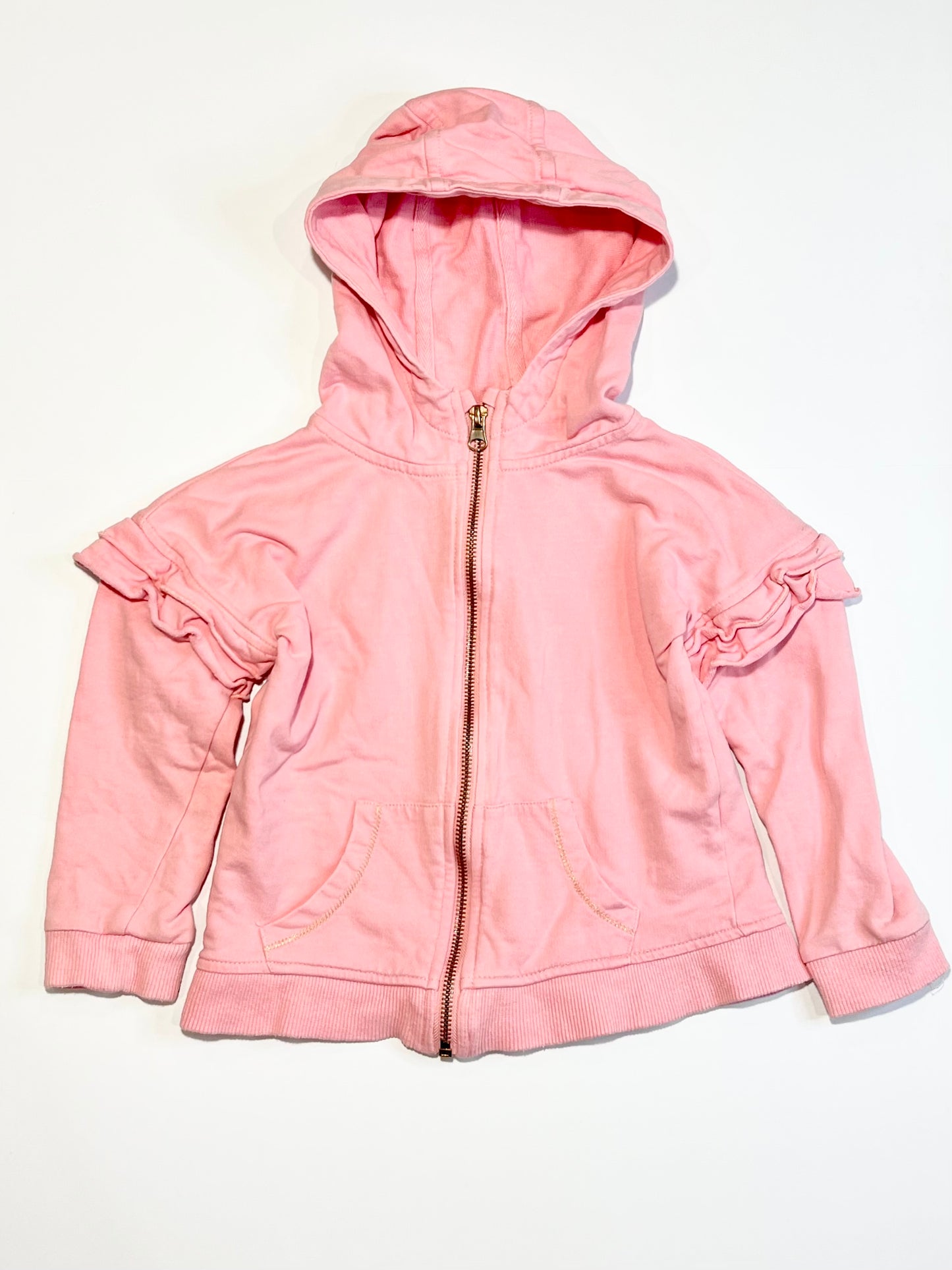 Pink zip hoodie - Size 4