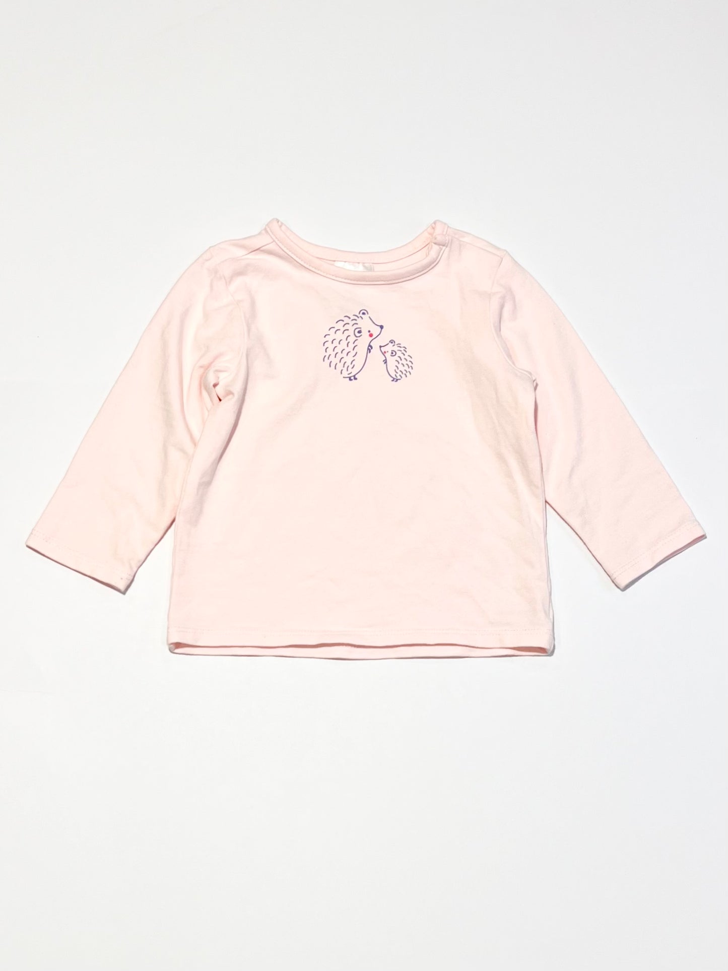 Pink hedgehog top - Size 00