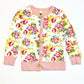 Floral jersey cardigan - Size 4