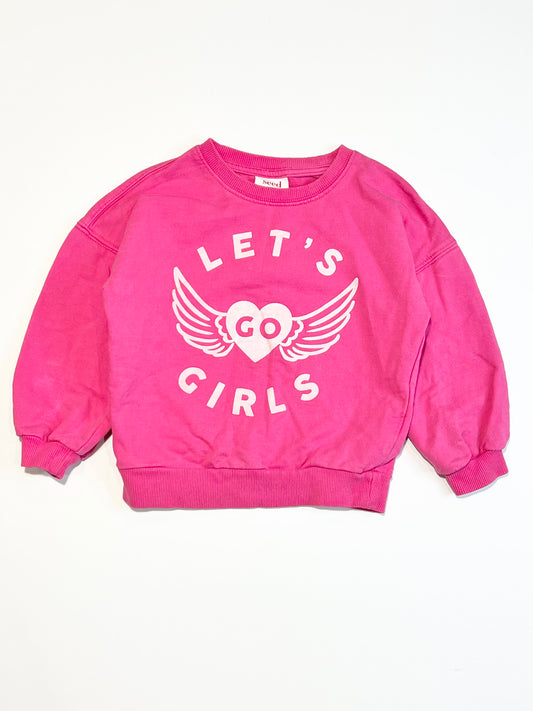 Let's go girls sweater - Size 4