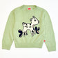 Green calf knit jumper - Size 4