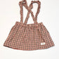 Checkered pinafore - Size 00