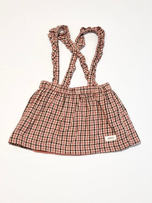 Checkered pinafore - Size 00