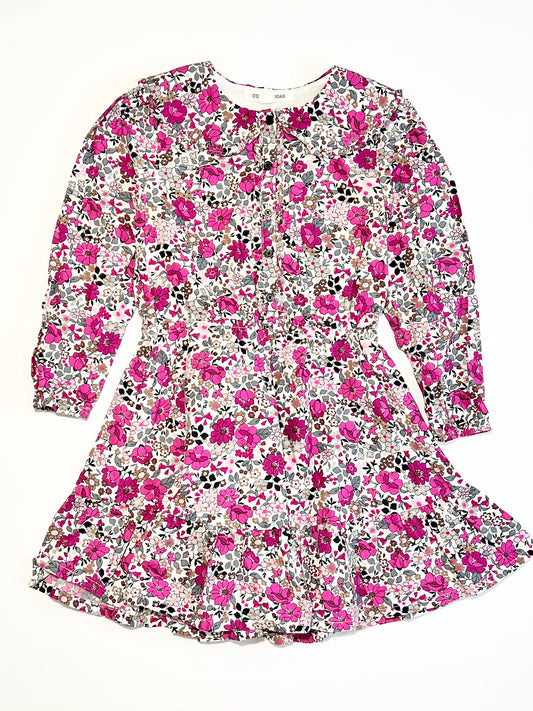 Collared floral dress - Size 4