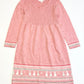 Pink bunny knit dress - Size 4