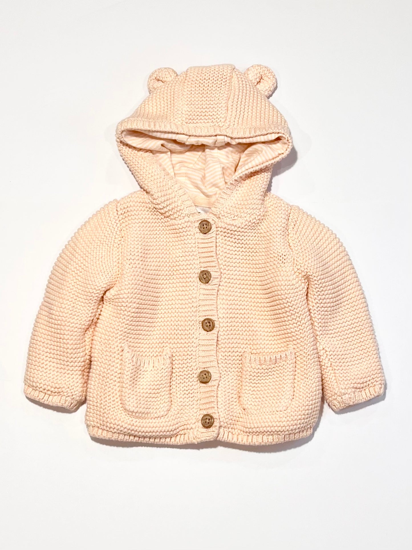Peach knit jacket - Size 00