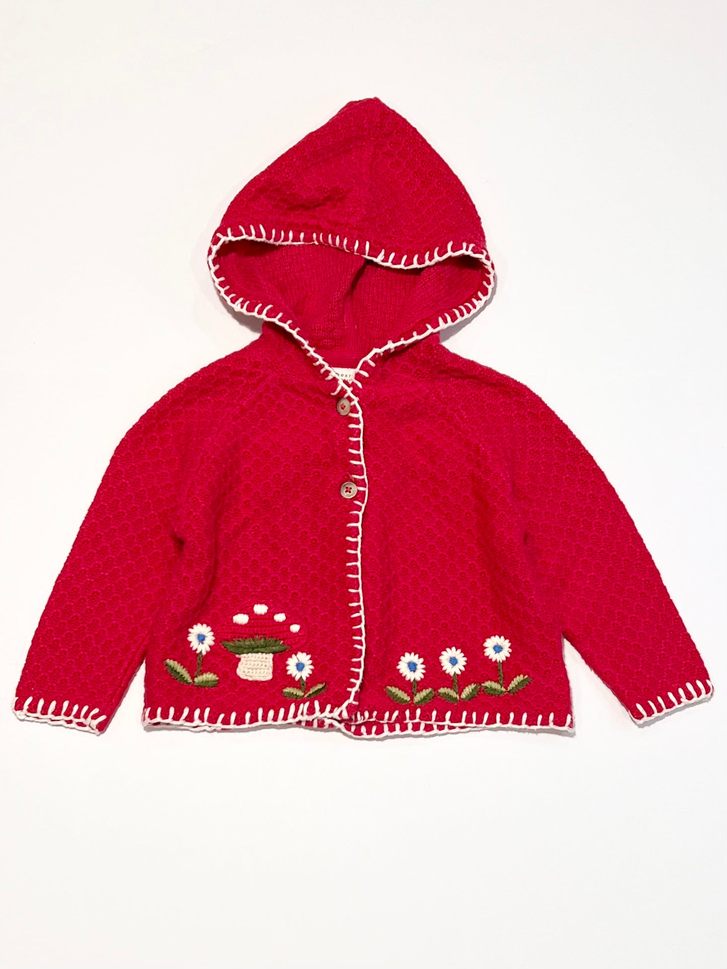 Red knit jacket - Size 00