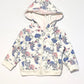 Floral zip hoodie - Size 00