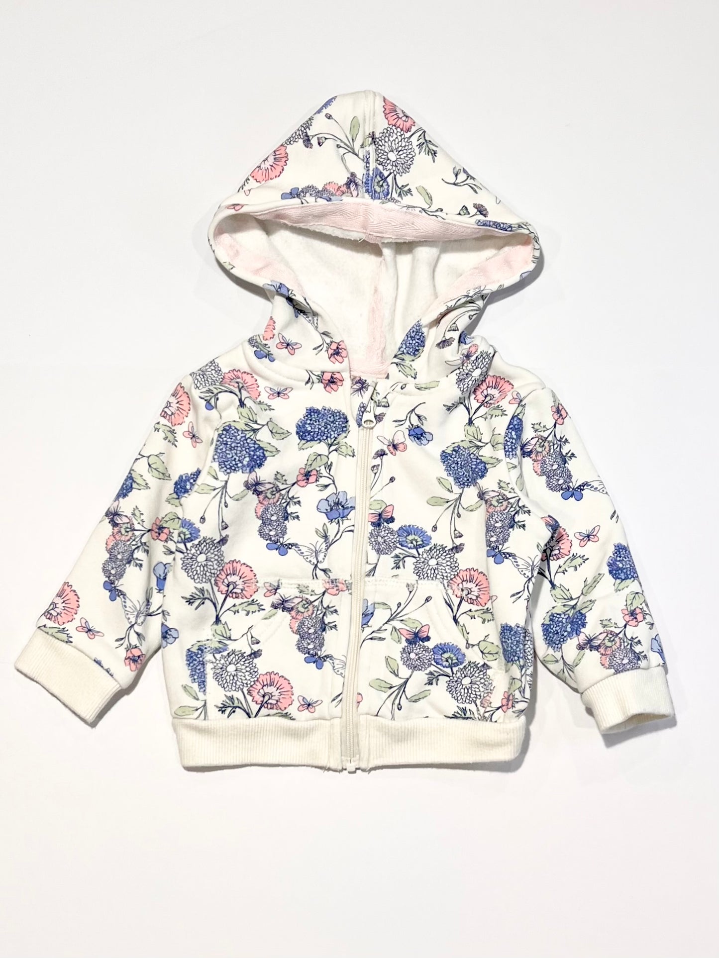 Floral zip hoodie - Size 00