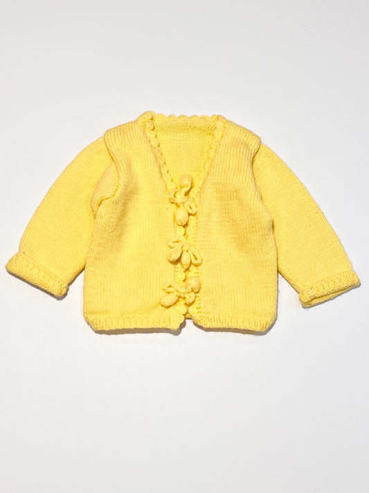 Yellow cardigan - Size 00